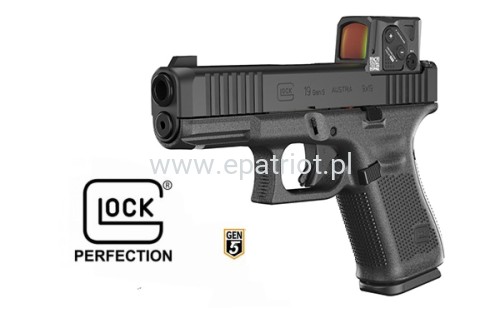 Pistolet Glock 19 MOS FS z kolimatorem AIMPOINT COA