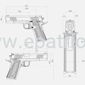 Pistolet Bul Armory 1911 TROPHY kal. .45ACP TIN Bull barrel