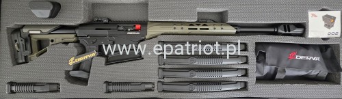 Strzelba Derya MAX F-5011 20" zielona z kolimatorem