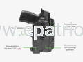 Kabura Alien Gear PHOTON do Springfield Armory Hellcat Pro z latarką