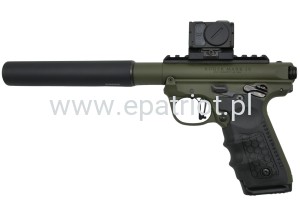 Pistolet Ruger Mark IV 22/45 Tactical 3" - OD Green Hush X Tandemkross - 40182