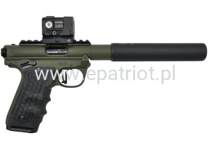 Pistolet Ruger Mark IV 22/45 Tactical 3" - OD Green Hush X Tandemkross - 40182