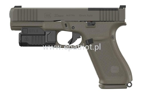 Pistolet Glock 20 Auto Gen5 MOS FS Green Combo GTL II Hunter Edition