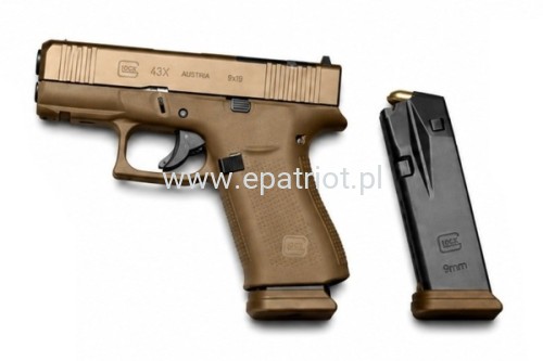 Pistolet Glock 43X Coyote
