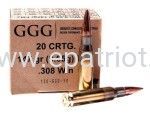 Amunicja GGG kal .308 Win 147 gr/9,55 g FMJ