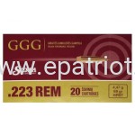 Amunicja GGG kal .223 Rem 69 gr/4,47 g Sierra HPBT