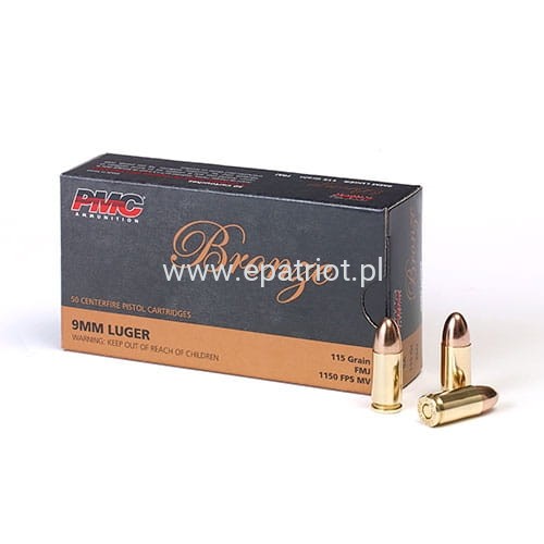 Amunicja PMC 9mm Luger 7,5 g/115 gr FMJ