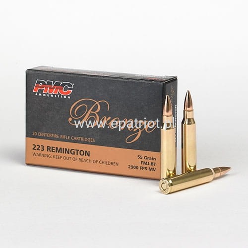 Amunicja PMC 223 Rem 3.56 g/55 gr FMJ