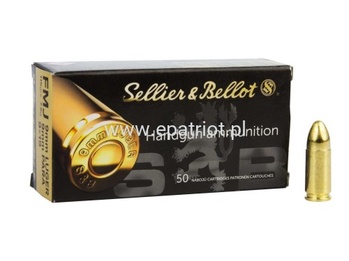 Amunicja Sellier &amp; Bellot 9mm Luger 7.5g FMJ