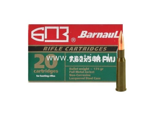 Amunicja BARNAUL kal.7,62x54R FMJ 174gr