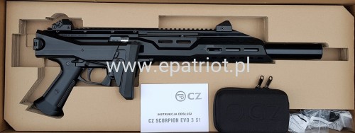 CZ Scorpion EVO 3 S1 Carbine - Faux Suppresor kal. 9x19mm