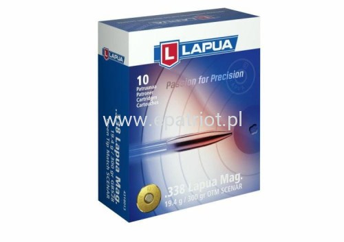 Amunicja LAPUA .338LapMag SCENAR 19,4g/300gr