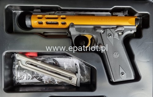 Pistolet Ruger Mark IV Lite 22/45 GOLD kal. 22LR