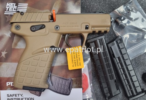 Pistolet KEL-TEC P17 piaskowy kal. 22LR
