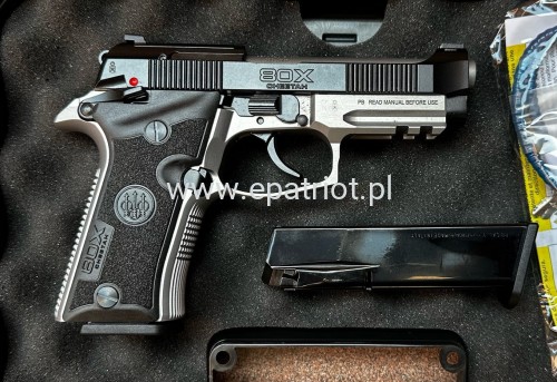 Pistolet Beretta 80X CHEETAH inox kal. 380ACP