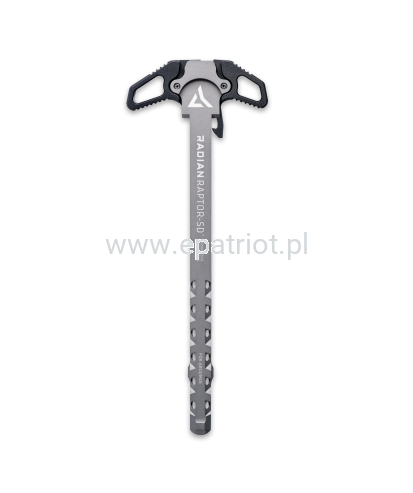 Wentylowana Dźwignia przeładowania Radian Raptor AR15 srebrna/czarna