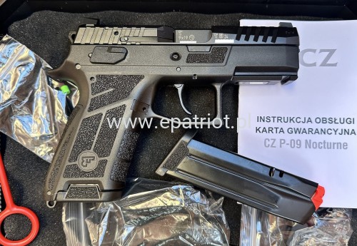 Pistolet CZ P-09 Full Size NOCTURNE kal. 9x19mm