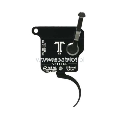 Mechanizm Spustowy TRIGGERTECH Rem700 Special – Pro Curved – PVD Black – Single Stage – Lefty