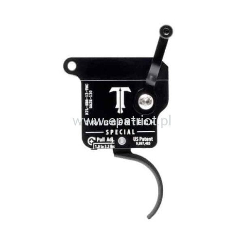 Mechanizm Spustowy TRIGGERTECH Rem700 Special – Curved – PVD Black – Single Stage – Lefty