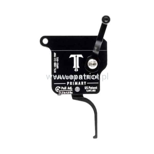 Mechanizm Spustowy TRIGGERTECH Rem700 Primary – Flat – PVD Black – Single Stage – Lefty