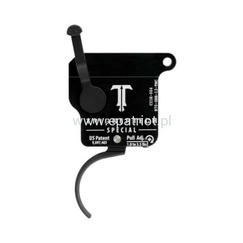 Mechanizm Spustowy TRIGGERTECH Rem700 Special – Curved – PVD Black – Single Stage