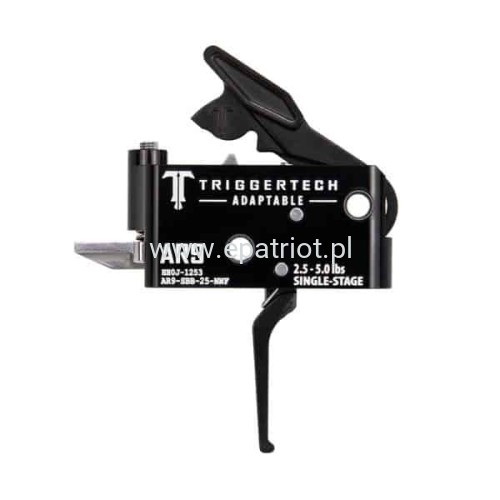Mechanizm Spustowy TRIGGERTECH AR9 Adaptable – Flat – PVD Black – Single Stage