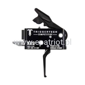 Mechanizm Spustowy TRIGGERTECH AR9 Competitive – Flat – PVD Black – Single Stage