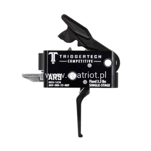 Mechanizm Spustowy TRIGGERTECH AR9 Competitive – Flat – PVD Black – Single Stage