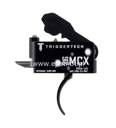 Mechanizm Spustowy TRIGGERTECH MCX Adaptable – Curved – PVD Black – Two Stage