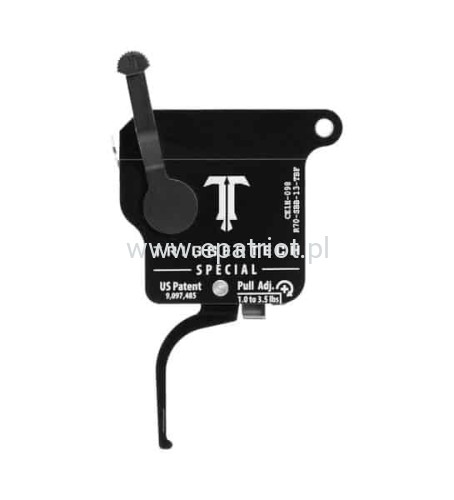 Mechanizm Spustowy TRIGGERTECH Rem700 Special – Flat – PVD Black – Single Stage