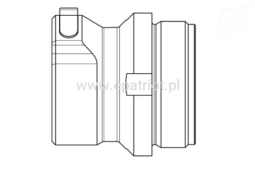 B&amp;T Adapter HUB QDAU typ Ase Utra (STAL)