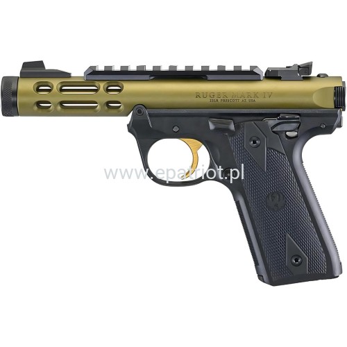 Pistolet Ruger Mark IV 22/45 Lite O.D. Green/Gold 43933