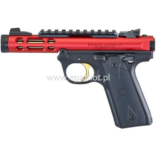 Pistolet Ruger Mark IV 22/45 Lite Red/Gold 43935