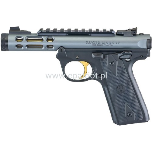 Pistolet Ruger Mark IV 22/45 Lite Gray/Gold 43934