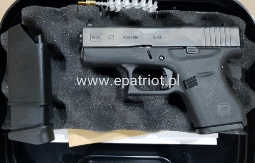 Pistolet Glock 43 kal 9x19 mm