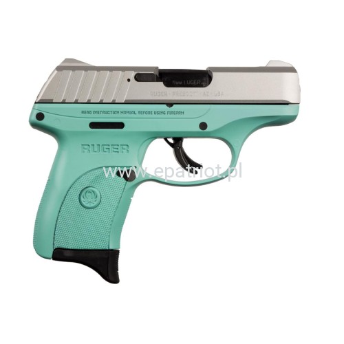 Pistolet Ruger EC9s Aluminum / Turquoise 3286